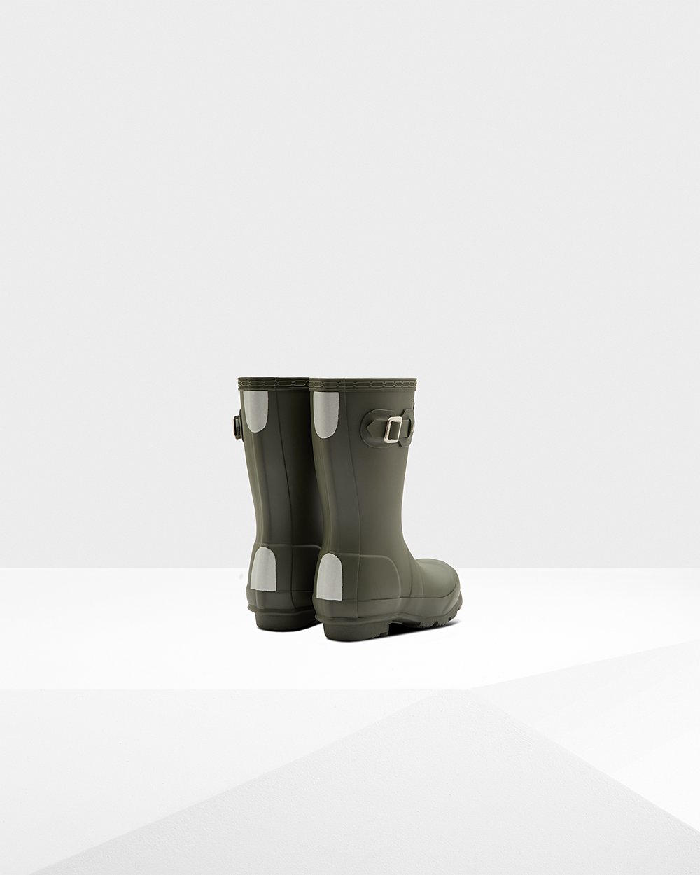 Bottes de Pluie Hunter Original Petits Enfant Vert Foncé Olive OLQPTZR-69